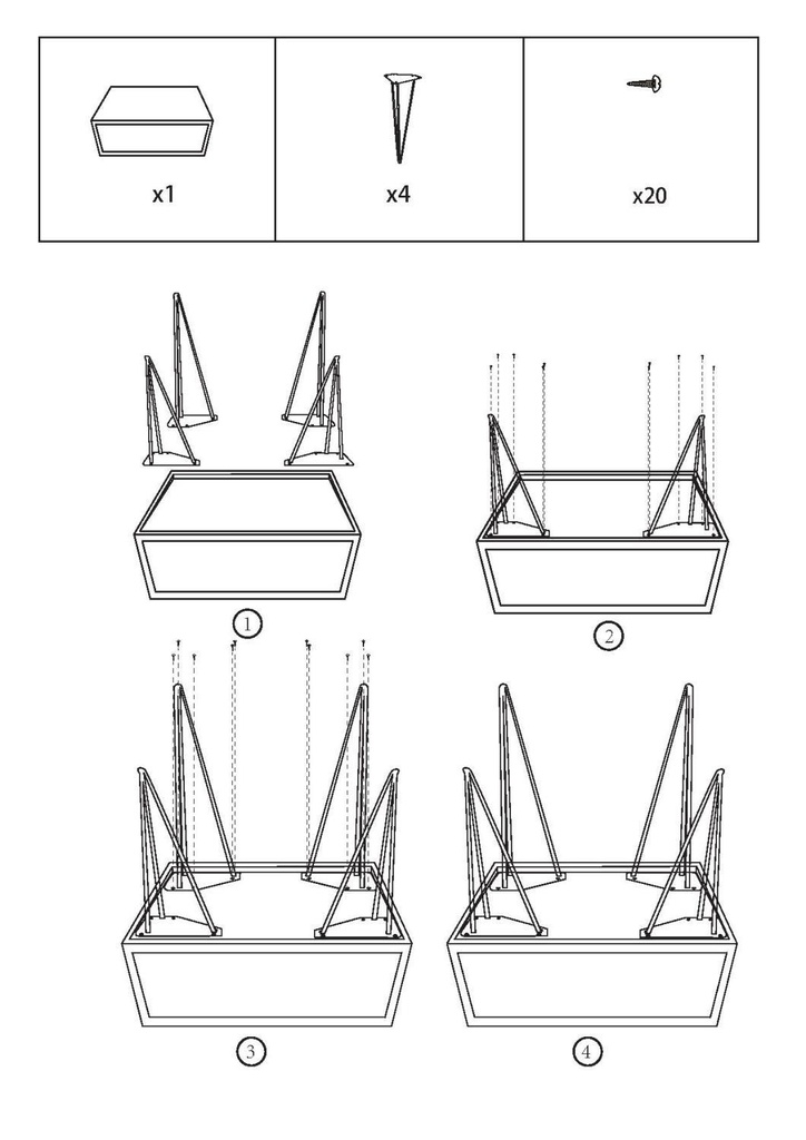 Tavolino vintage vassoio in metallo quadrato  41x41xh.68.5 cm