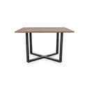 Tavolo Helsinki antracite-naturale 130x130 cm