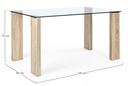 Tavolo New Arley Nature 140X80