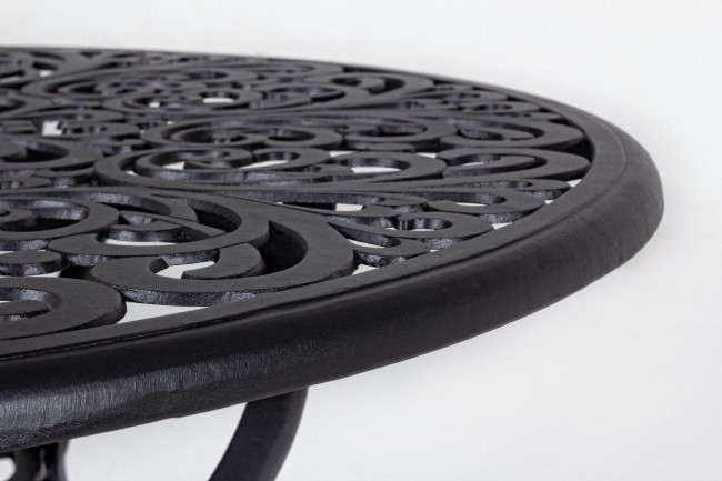 Tavolo Victoria Antracite d110  Cod.0806071