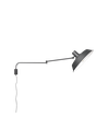 Applique 1xE27 Bolder Nero Orientabile L35 cm Trio Lighting