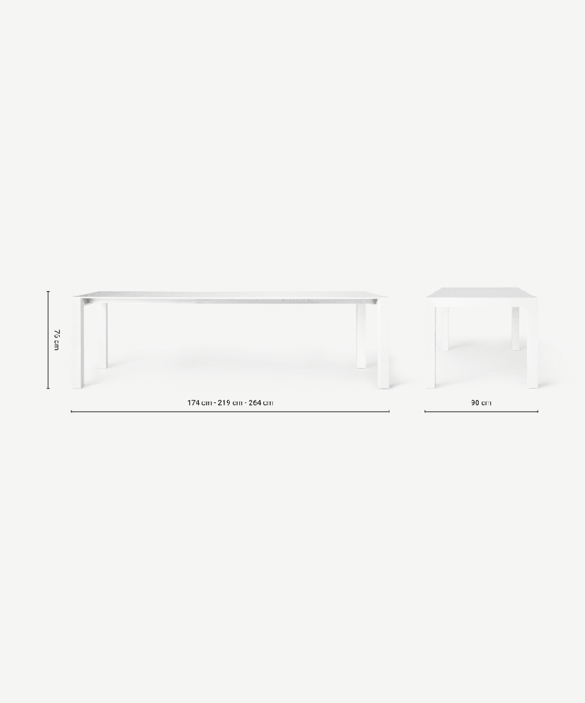 Tavolo allungabile 170-264x90