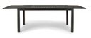 Tavolo allungabile antracite in alluminio stile classico cm 160-240x90