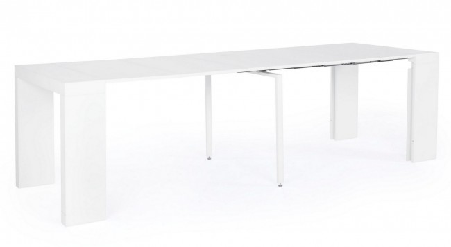 Tavolo allungabile bianco in legno stile design