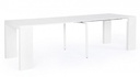 Tavolo allungabile bianco in legno stile design