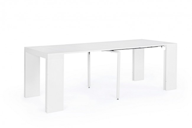 Tavolo allungabile bianco in legno stile design