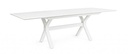 Tavolo allungabile giardino Kenyon bianco cm 180/240 x 100