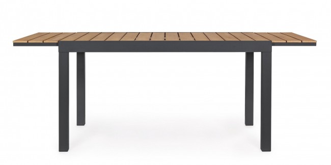 Tavolo allungabile in alluminio Elias 140/200x90 cm