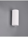 Applique 2xGU10 Cilindro Gesso Biemissione Zazou Bianco Trio Lighting