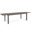 Tavolo arredo giardino allungabile alluminio marrone Hide cm 200/300 x 100