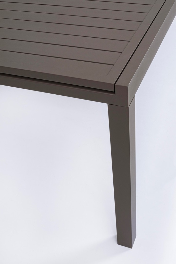 Tavolo arredo giardino allungabile alluminio marrone Hide cm 200/300 x 100