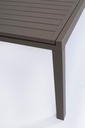 Tavolo arredo giardino allungabile alluminio marrone Hide cm 200/300 x 100