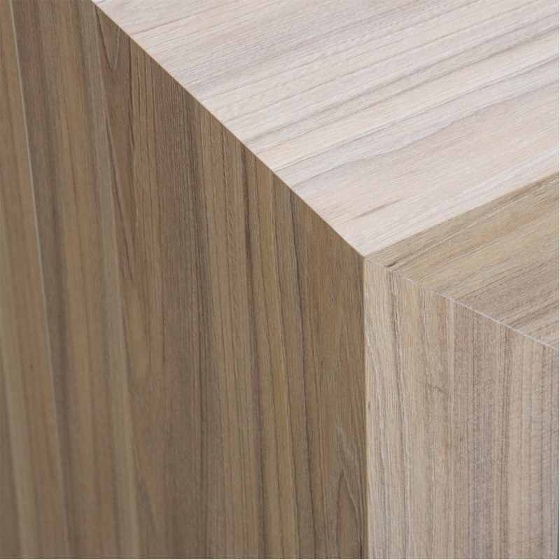 Tavolo console allungabile struttura in folding finitura olmo 90x50/300 cm