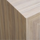 Tavolo console allungabile struttura in folding finitura olmo 90x50/300 cm