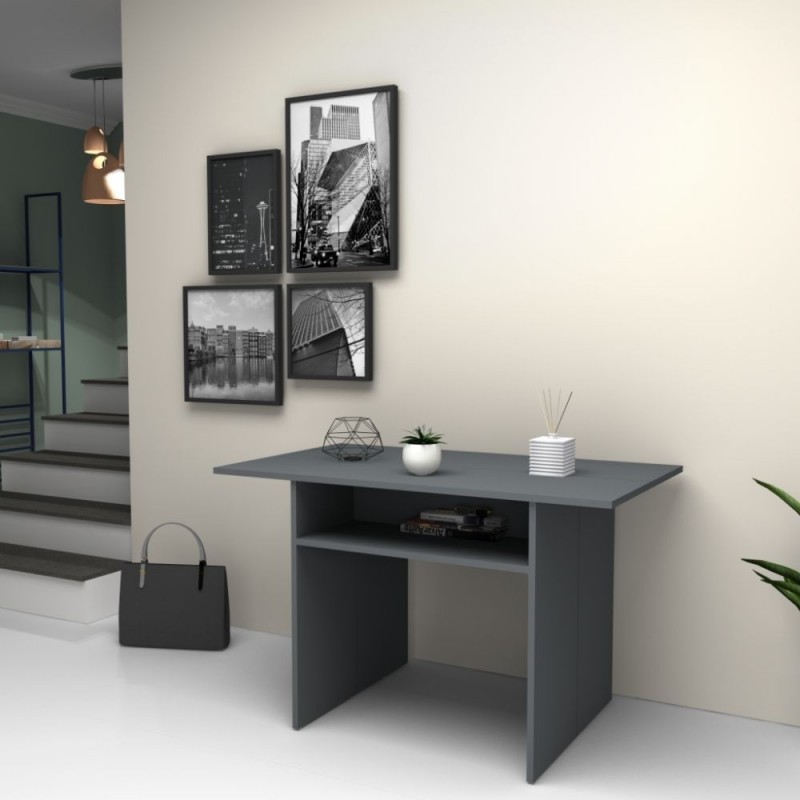 Tavolo consolle ripiegabile Cemento IKEBANA 120x40x h76 cm