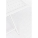 Tavolo da esterno pieghevole in alluminio Bianco ELIN 70x70x h71 cm