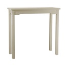 Tavolo esposizione legno grigio rettangolare cm 46 x 114 x h 80