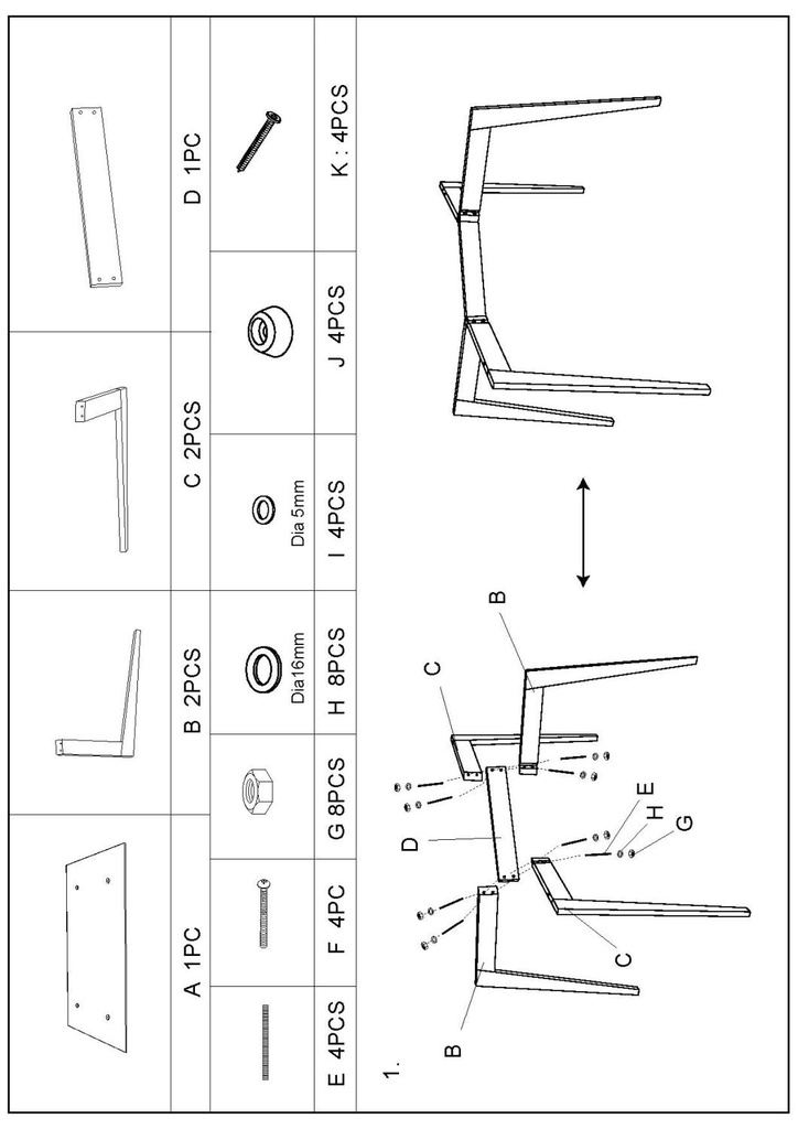 Tavolo legno rettangolare 120x80x74h cm