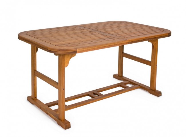 Tavolo rettangolare allungabile in legno stile classico cm 150-200x90