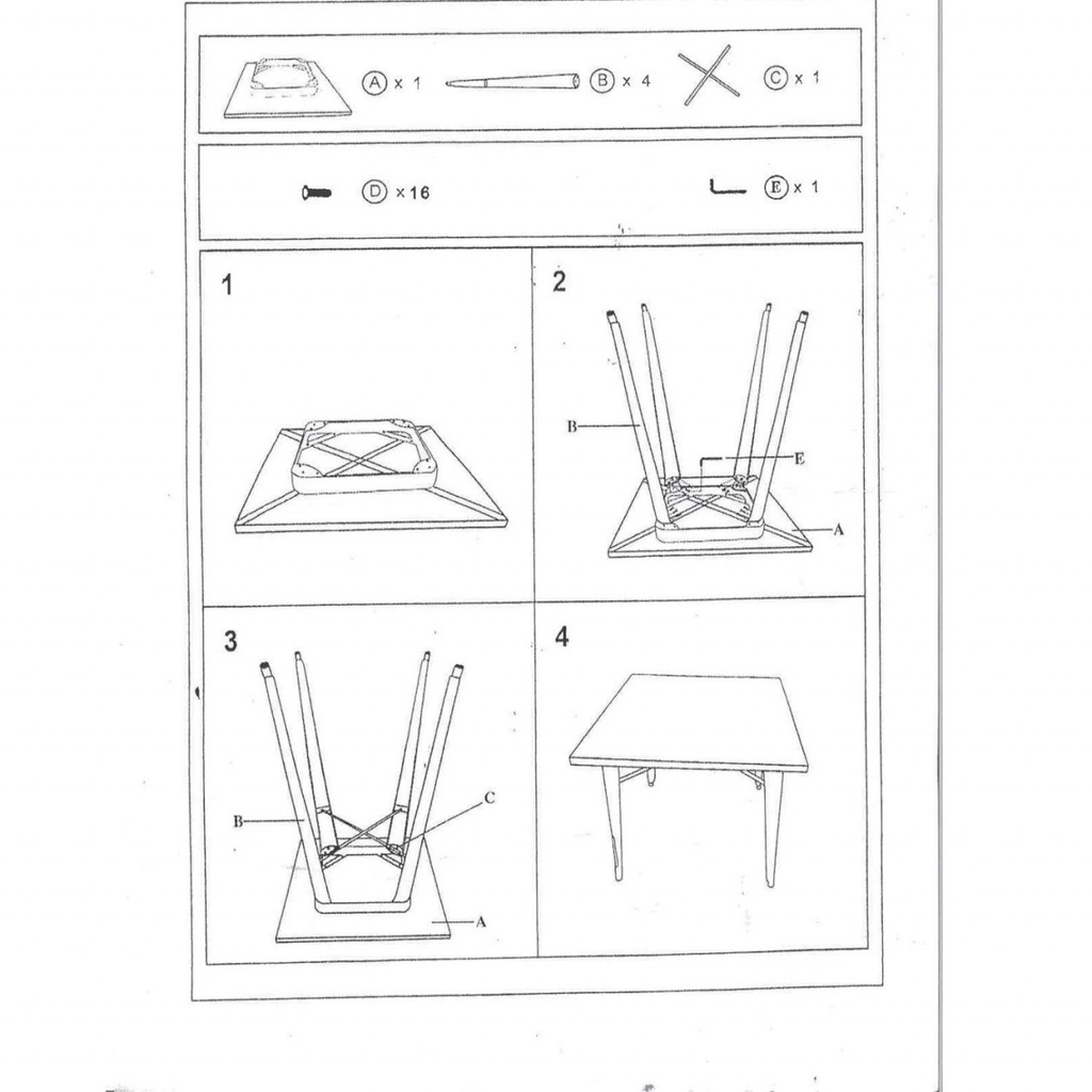 Tavolo bristol stile industriale con piano bianco antico h76 cm