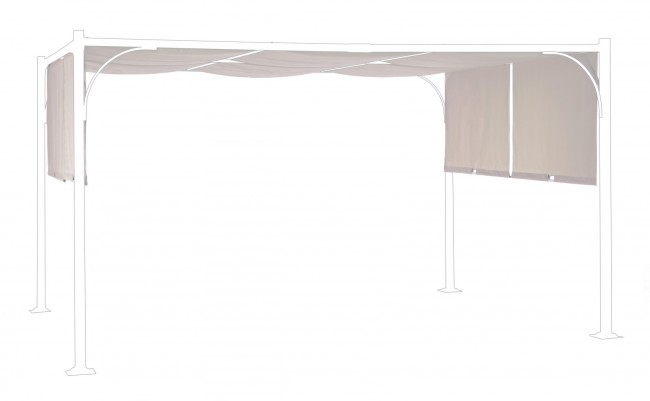 Telo Gazebo Slide 3x4 cm grigio