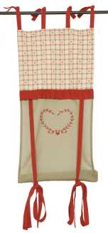 Tenda finestra beige tessuto ro. ri-0648 cm. 45 x 160