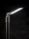 Testa-palo in alluminio pressofuso con luce diretta a LED - 50W, 4400 lumen, 3000°K grafite