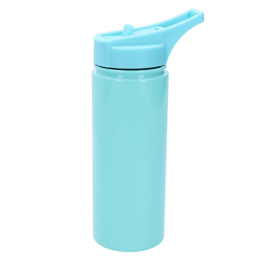 Round blue steel thermos 0,5L cm5,5x11h23