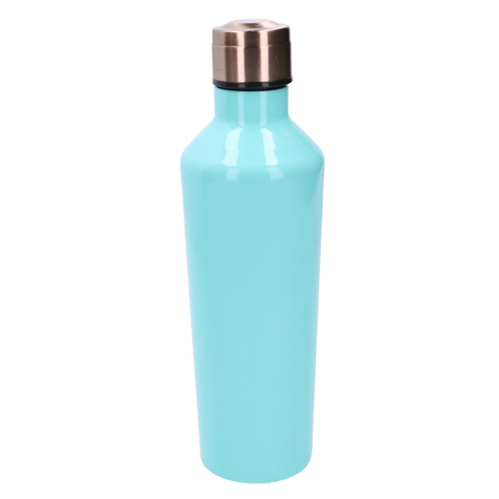 Thermos acciaio azzurro tondo 0,5L cm7x6,5h25,5