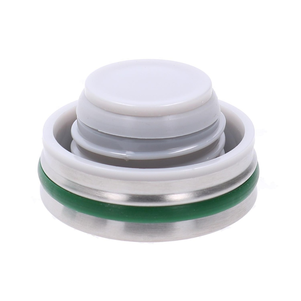 Round white ice cream thermos 0,3L cm6,8x4,8h17,9