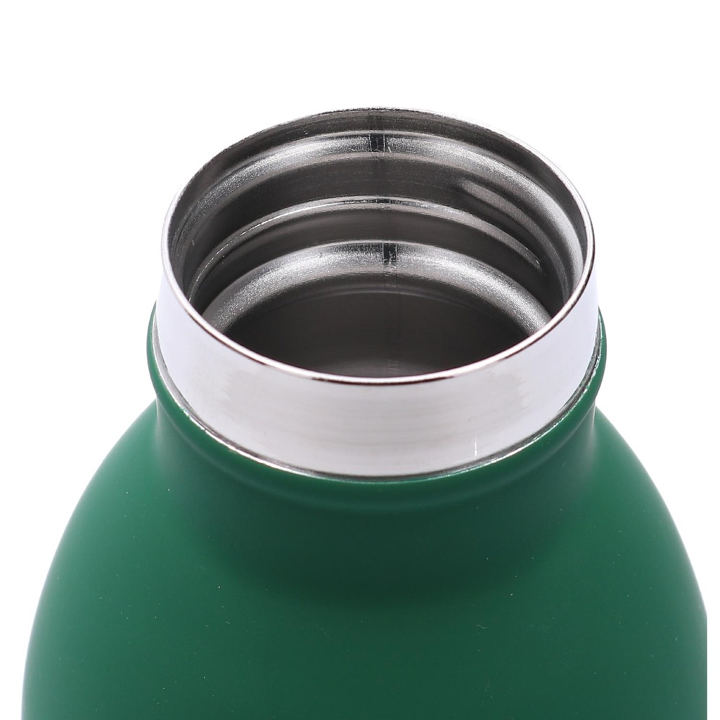 Round white ice cream thermos 0,3L cm6,8x4,8h17,9