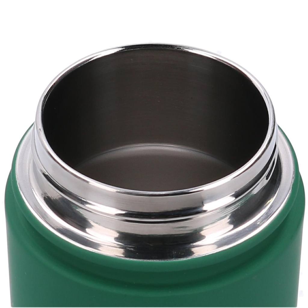 Round yellow steel thermos 0,5L cm5,5x11h23