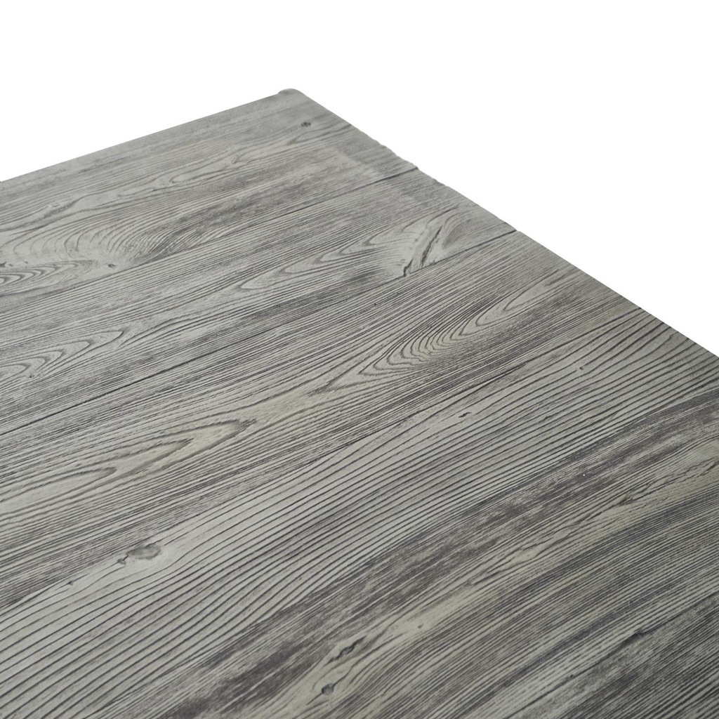 Top tavolo in resina per esterno grigio