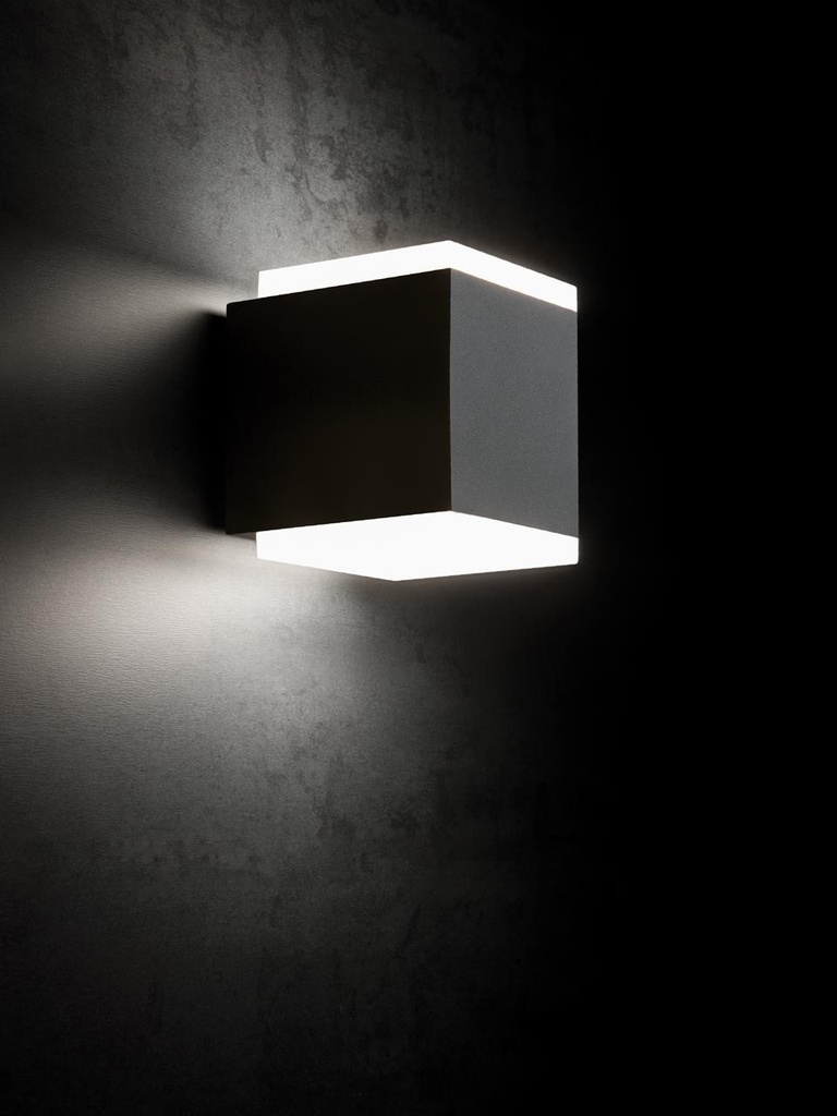 Applique 6W+6W Led 4000K  linea tango  bianco