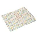 Tovaglia optical verde chiaro hem cm2.5rettangolare cm140x240