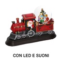 Resin led train with music cm24x8,5h17