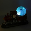 Resin led train with music cm24x8,5h17
