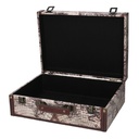 Eco-leather suitcase 1-3 rectangular globe cm40x30h14