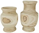 Vaso maxi anfora legno fw-0028 Ø cm. 27h 37,5