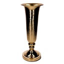 Gold metal vase cm16x16h45