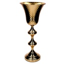 Gold metal vase cm22x22h51