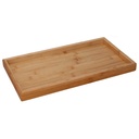 Vassoio bambù naturale rettangolare cm 35x20h2,5