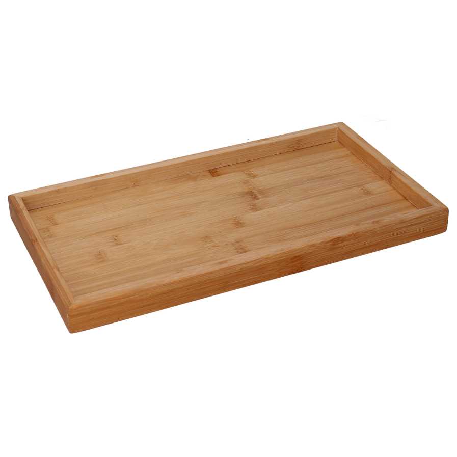 Vassoio bambù naturale rettangolare cm 40x25h2,5