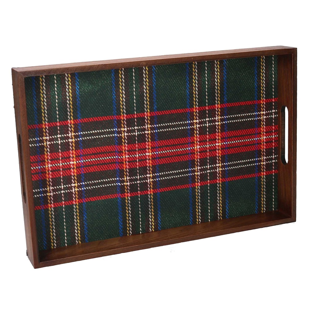 Vassoio legno 1-3 scozzese rettangolarecm 45x30h4,5