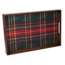 Vassoio legno 1-3 scozzese rettangolarecm 45x30h4,5