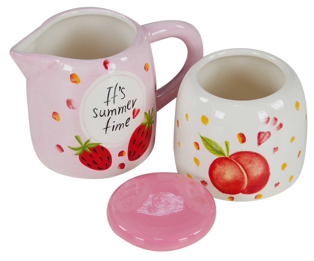 Zuccheriera + lattiera summer ln-4600 cm. 13 x 9 h 8