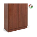 Armadio scarpiera Noce Antico in legno nobilitato 2 ante/4 ripiani 130x71x38