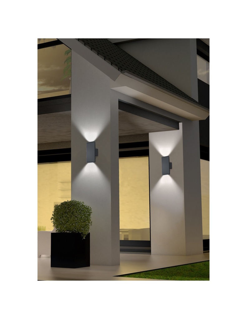 Applique Biemissione Da Esterno Colorado Led IP54 Antracite Trio Lighting