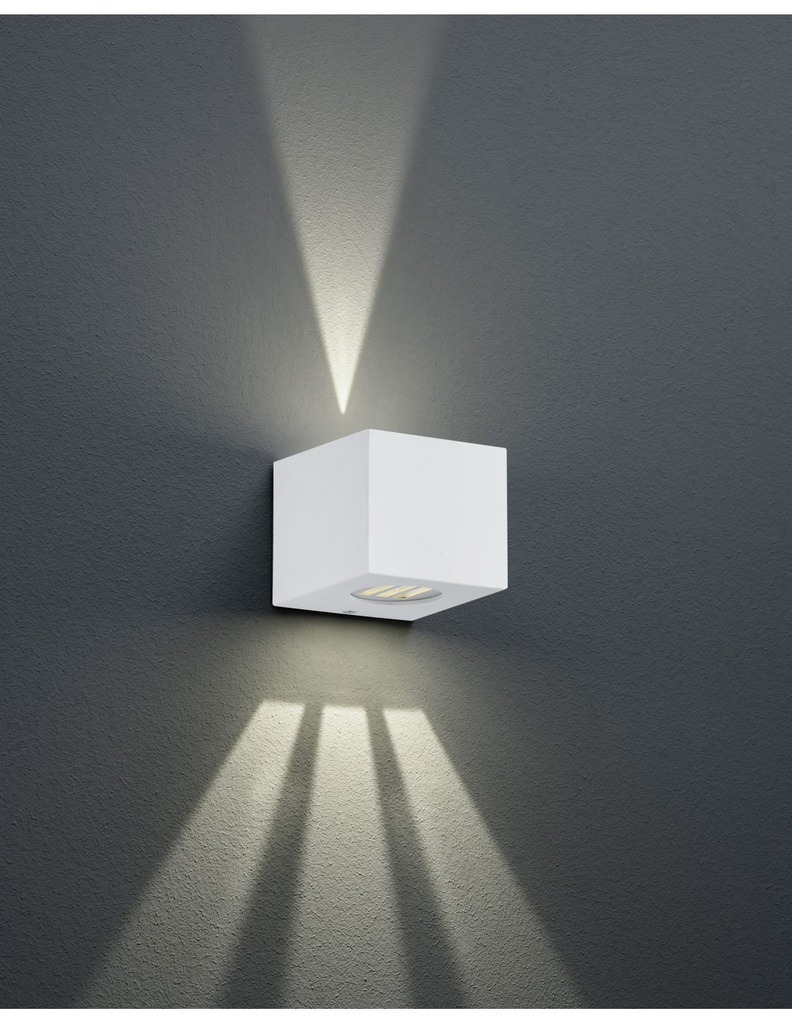 Applique Biemissione Da Esterno Cordoba Led Dimmerabile IP44 Bianco Trio Lighting