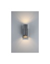 Applique Cilindro Doppia Emissione Laredo Antracite IP44 Sensore Crepuscolare Trio Lighting